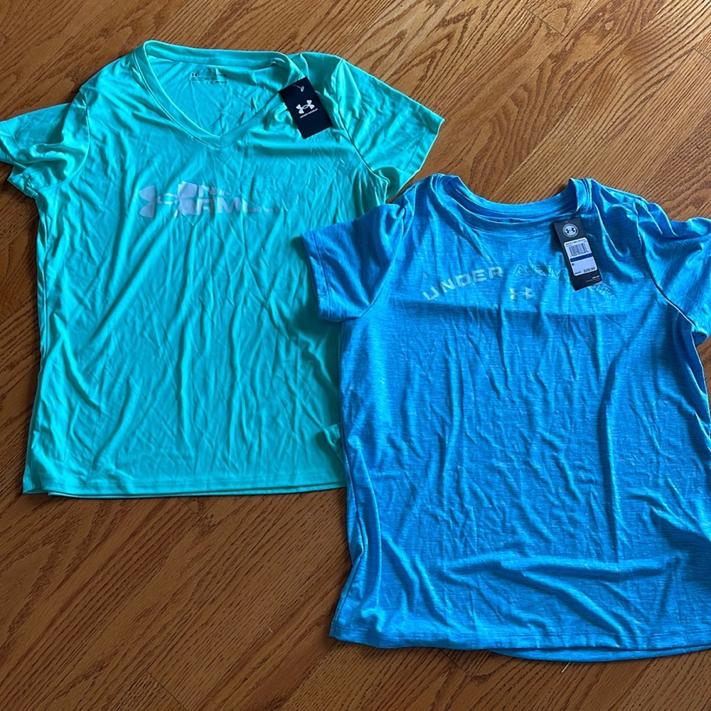 Two Under Armour Shirts XL NWT
